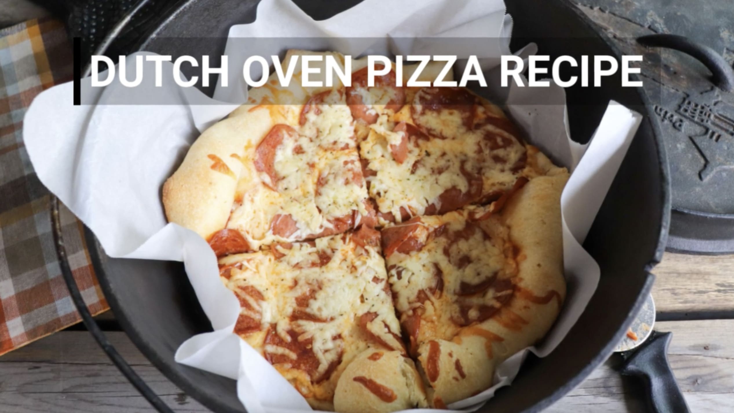 Dutch Oven Pizza - Kitchen Confidante®