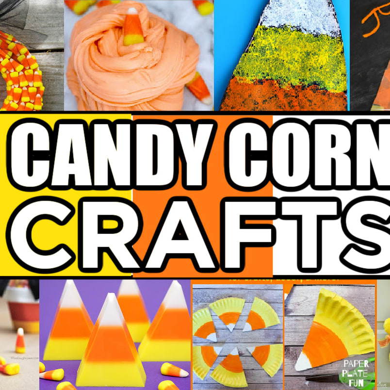 Popsicle Stick Candy Corn for a Fun Fall Kids Craft