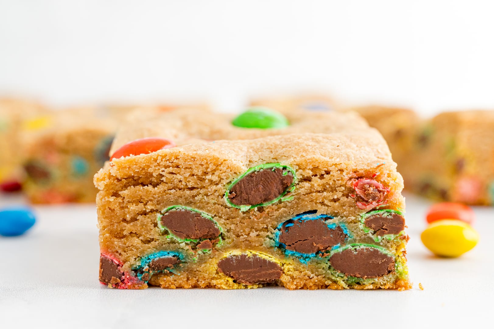 Peanut Butter Cookie Bars (5 Ingredients!) Recipe - Rachel Cooks®