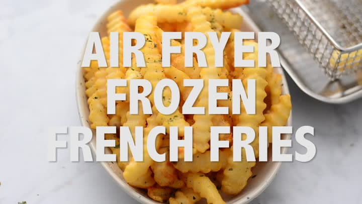 Air Fryer Frozen French Fries with French Fry Seasoning - Courtney's Sweets
