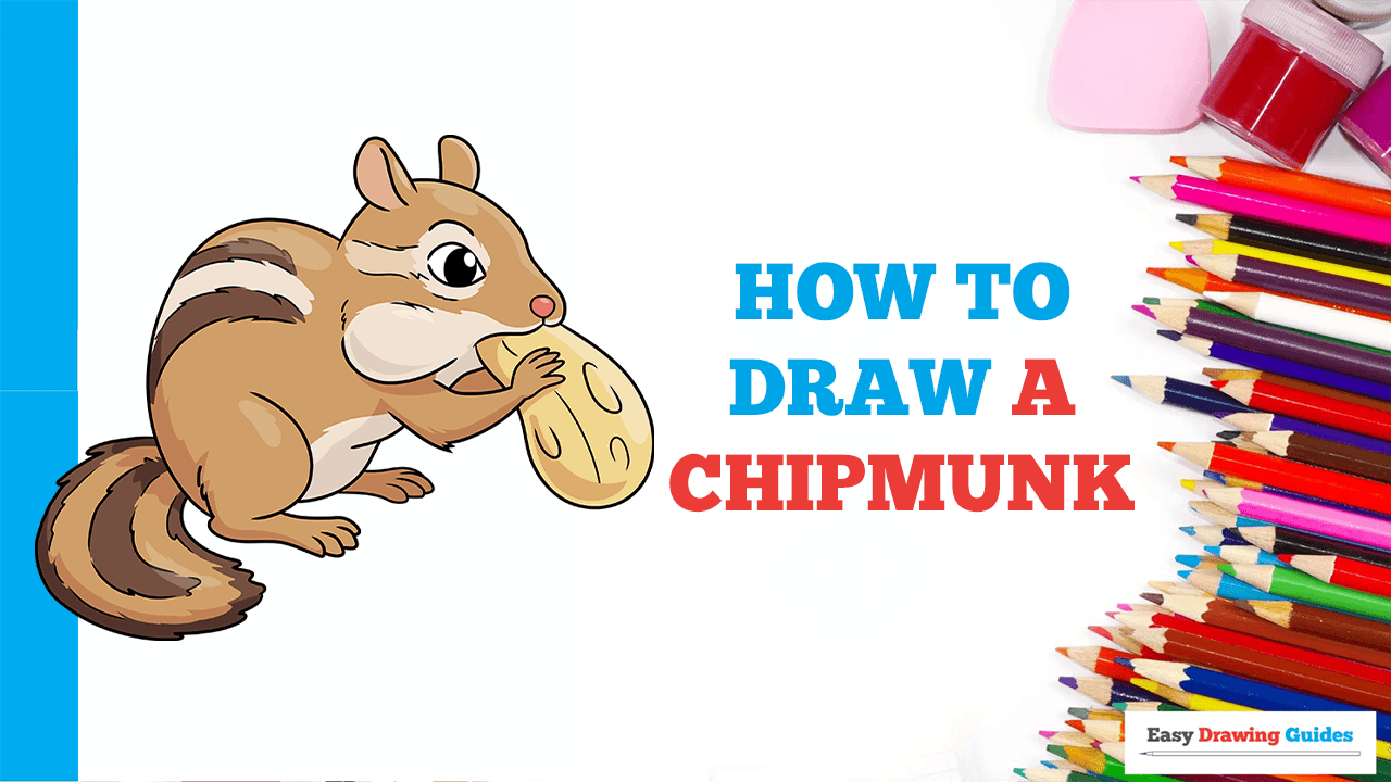 How to Draw a Chipmunk - Really Easy Drawing Tutorial