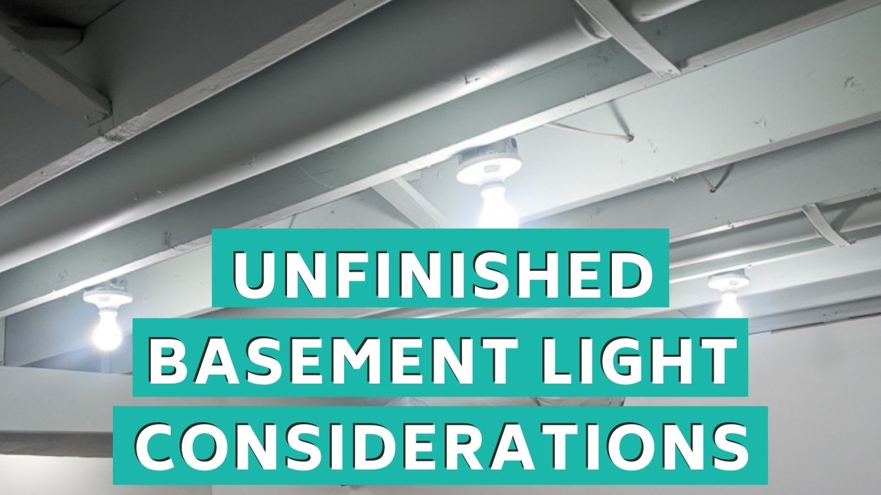 Installing recessed lighting discount in unfinished basement