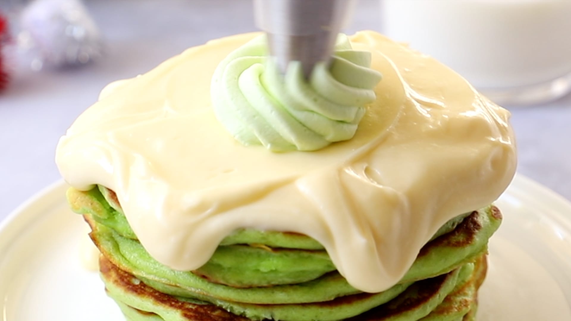 Grinch Pancakes - Taste of the Frontier