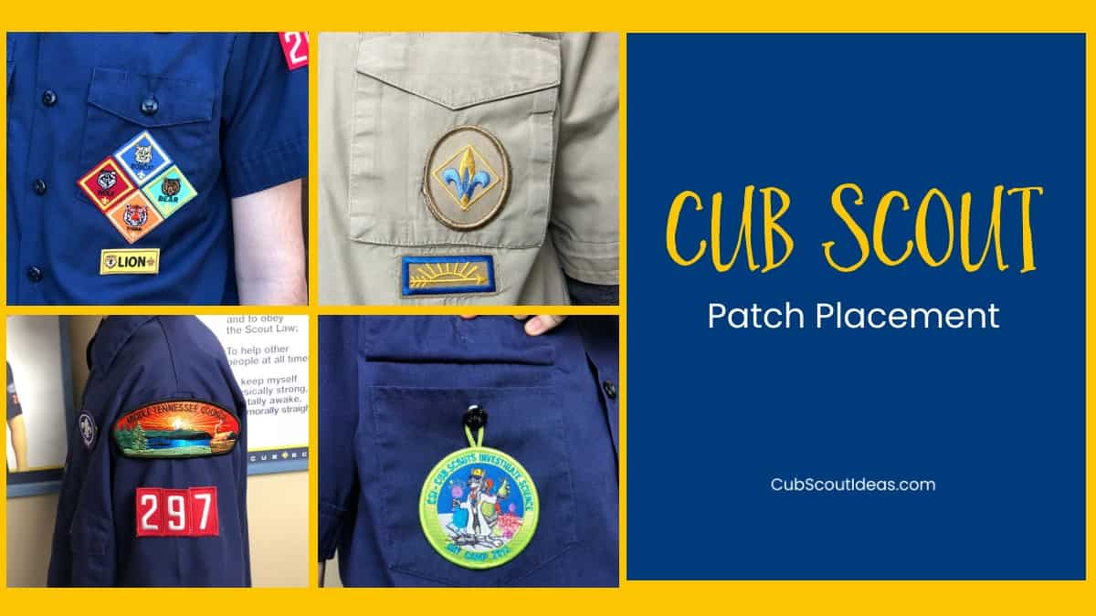 Ultimate Cub Scout Patch & Badge Placement Guide 2024 ~ Cub Scout
