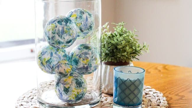 DIY Vase Filler Balls - Average But Inspired