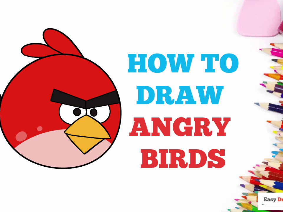 Learn How to Draw Terence from Angry Birds Angry Birds Step by Step   Drawing Tutorials