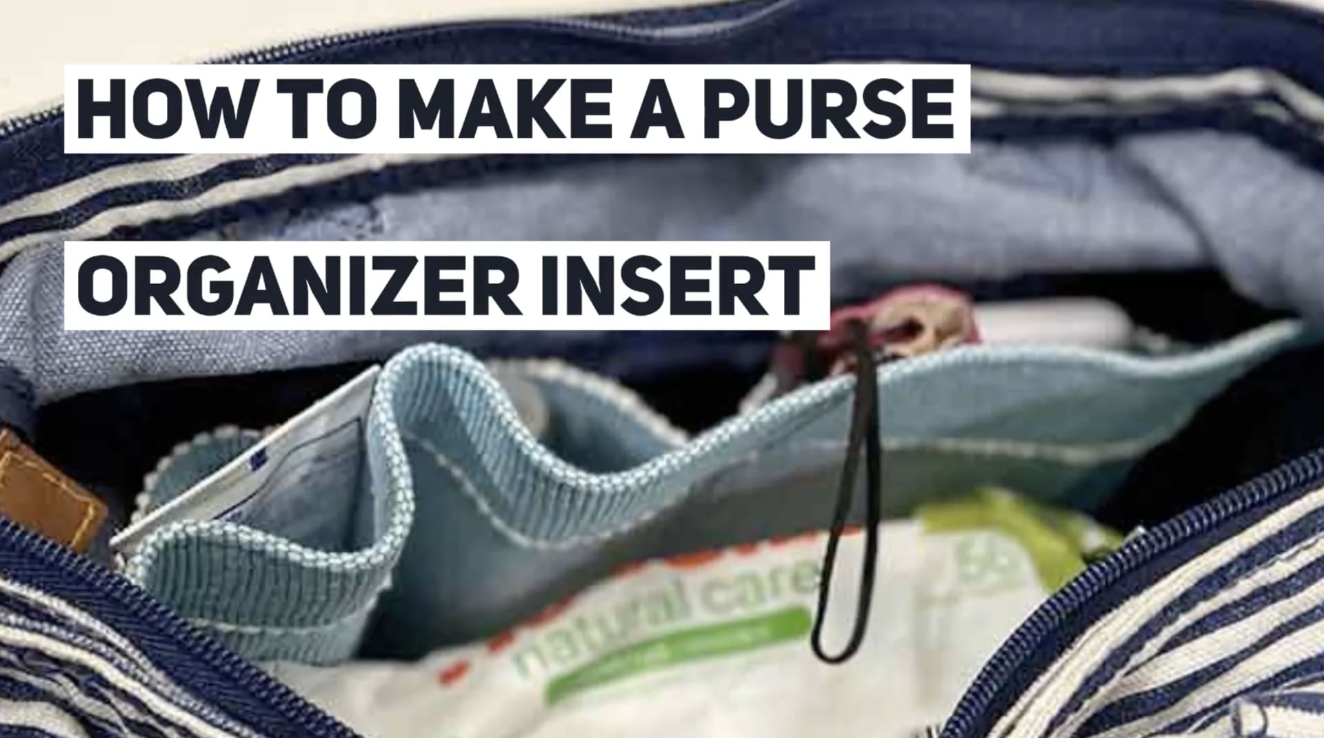 How To Make A DIY Purse Organizer Insert From A Hot Pad