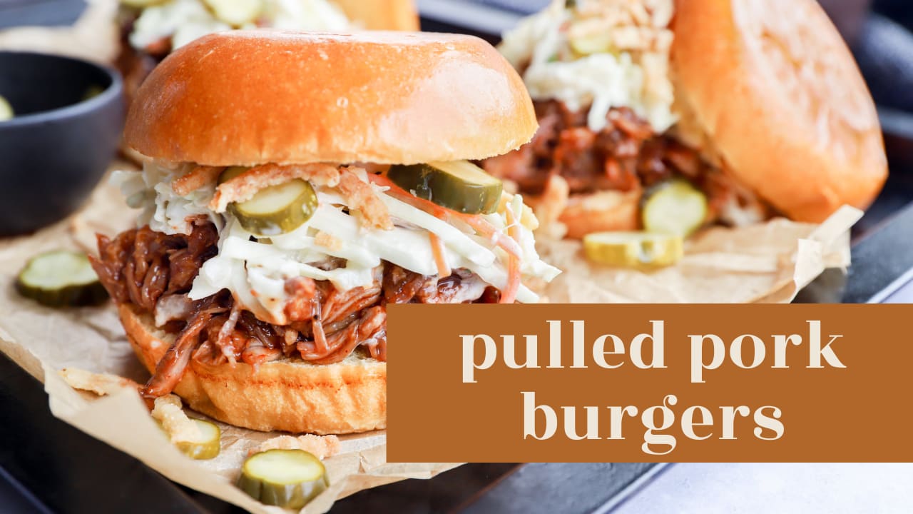 pulled pork burger