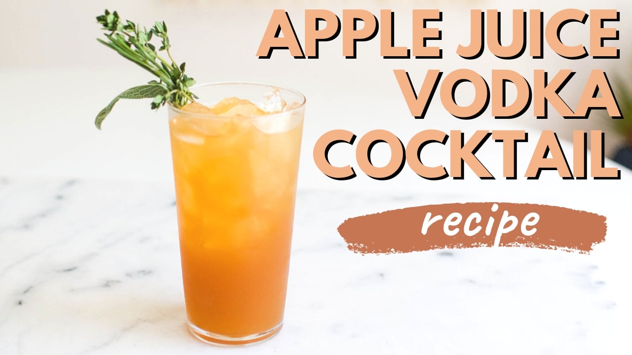 Vodka shop apple juice