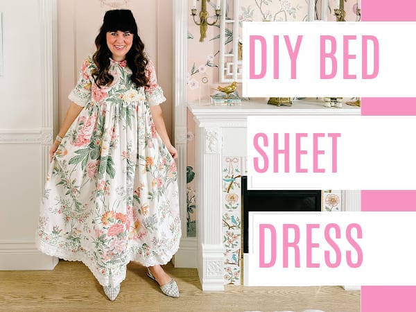 Bed Sheet Dress - at home with Ashley