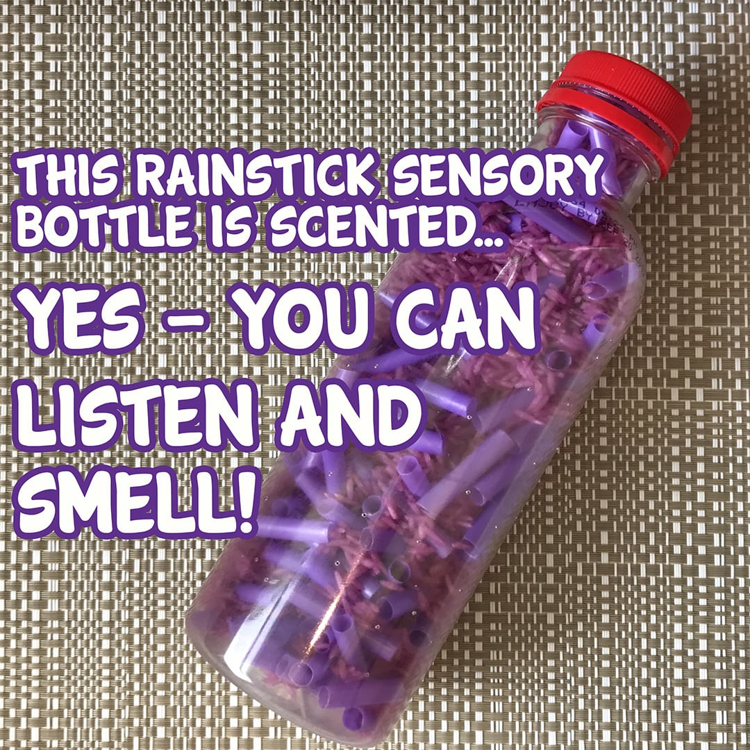 Rainstick sensory bottle deals