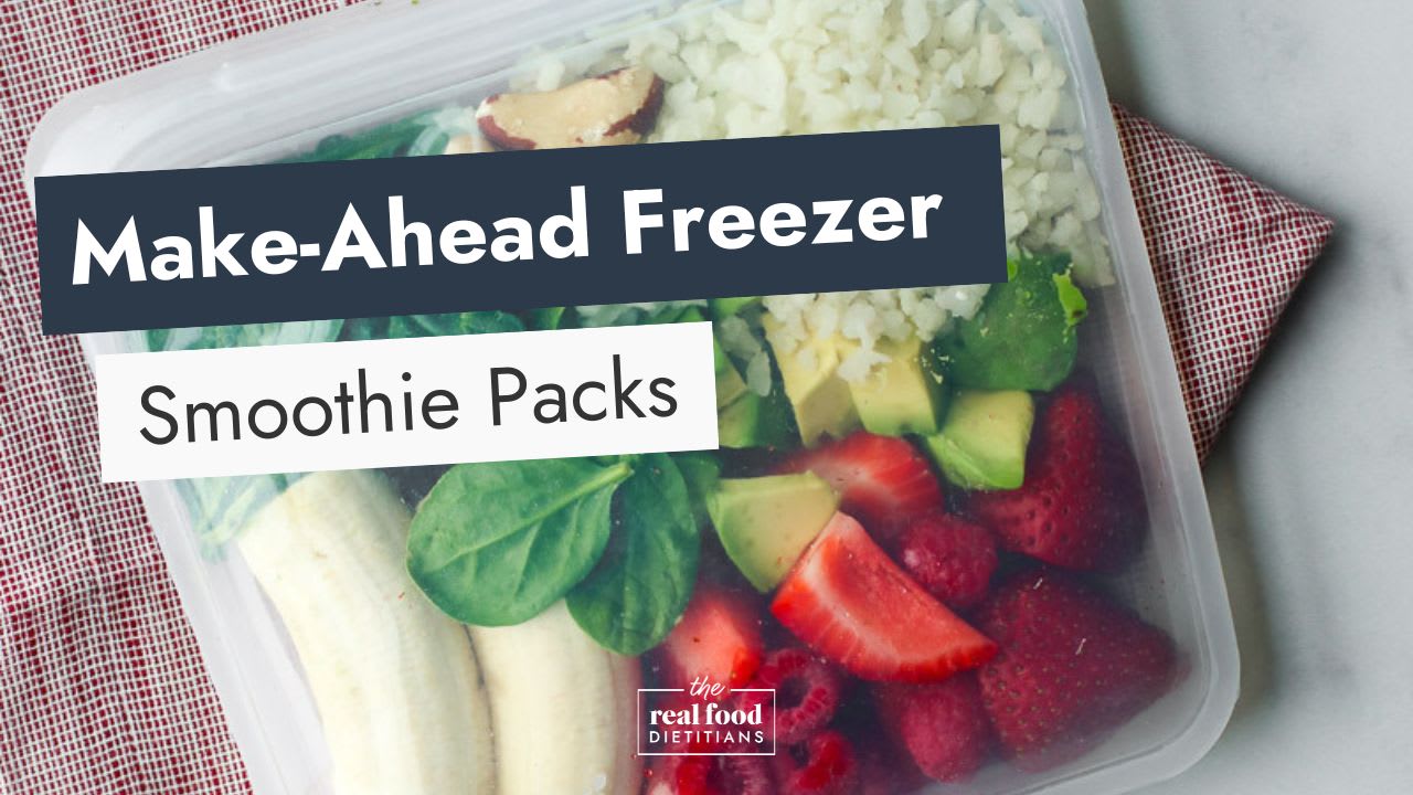 Make-Ahead Freezer Smoothies - Happy Food, Healthy Life