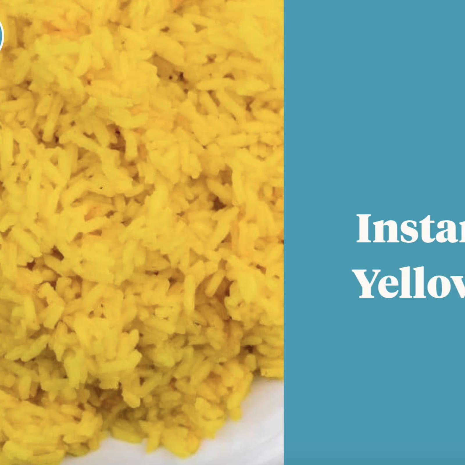 Instant Pot Yellow Rice
