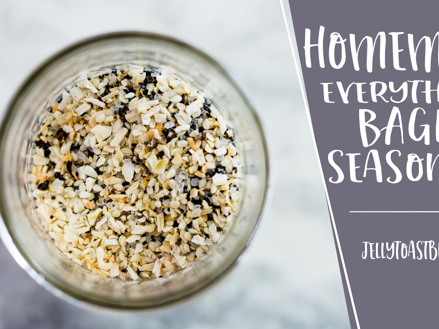 How to Make Everything Bagel Seasoning - Video & News - Jelly Toast