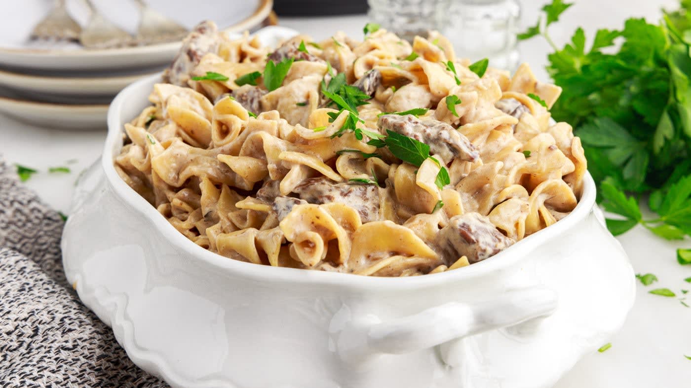 Instant pot beef stroganoff with mushroom soup cheap