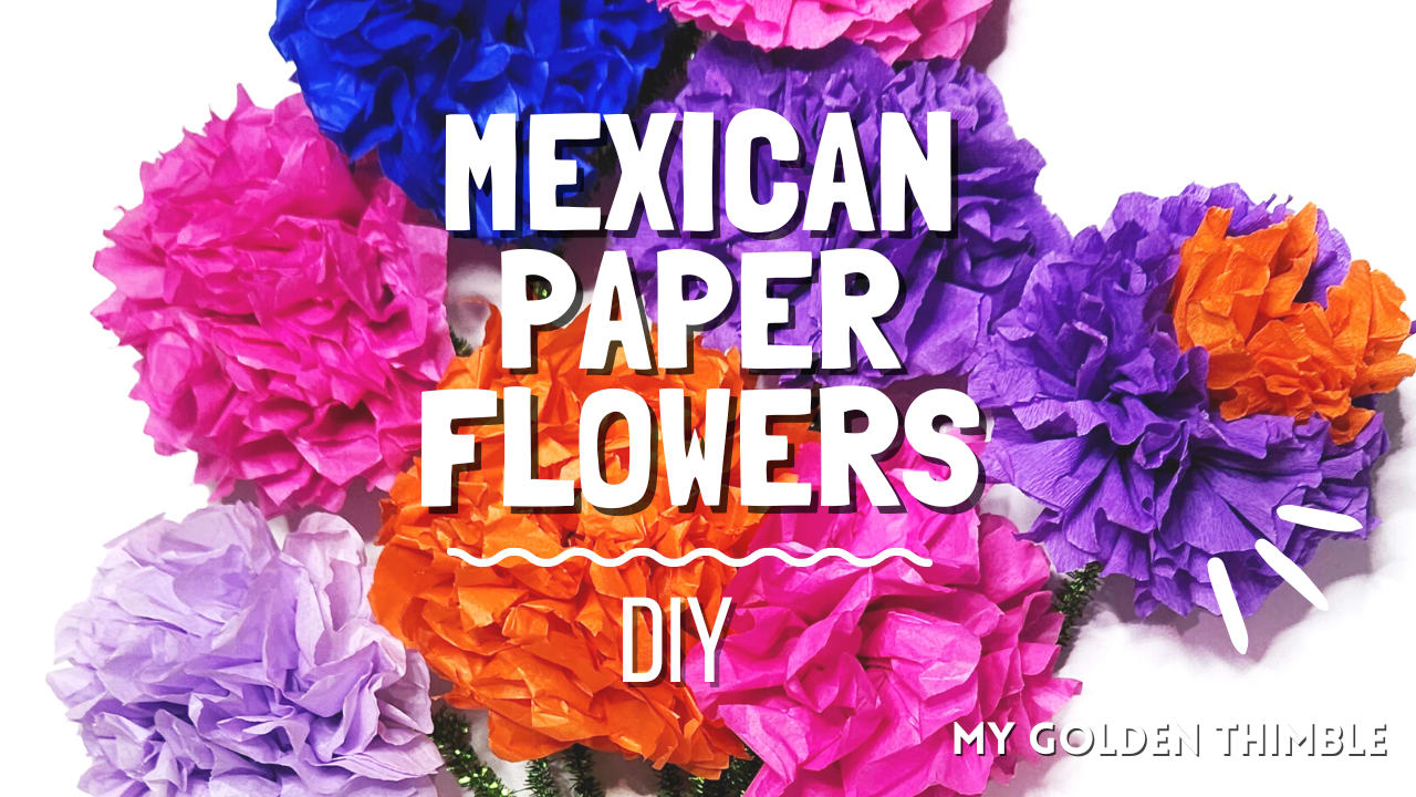 DIY Mexican Paper Flowers: Brighten Up Your Party Decor.