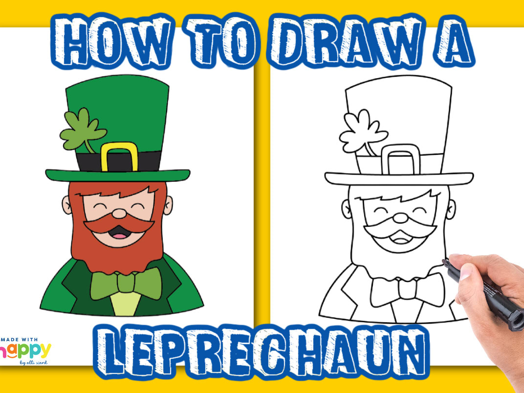 How to draw top a leprechaun hat