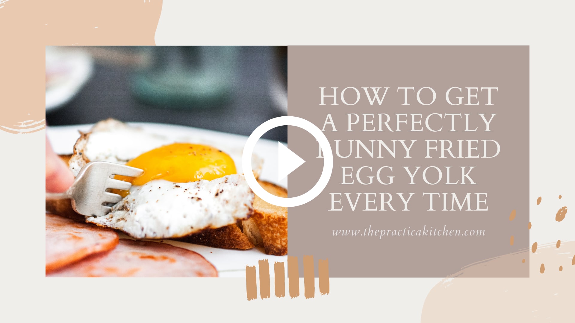 Fried Egg with Perfect Runny Egg Yolk » the practical kitchen