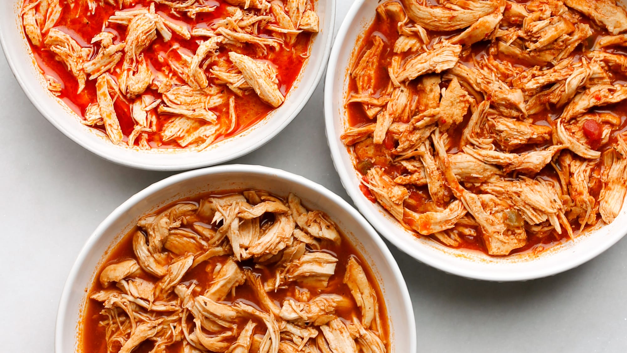 3 Ingredient Instant Pot Shredded Chicken 3 Ways