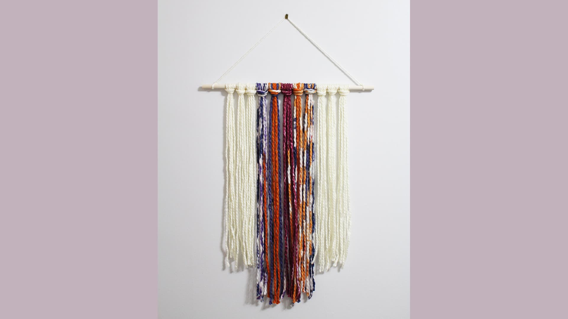 How to make yarn tapestry clearance