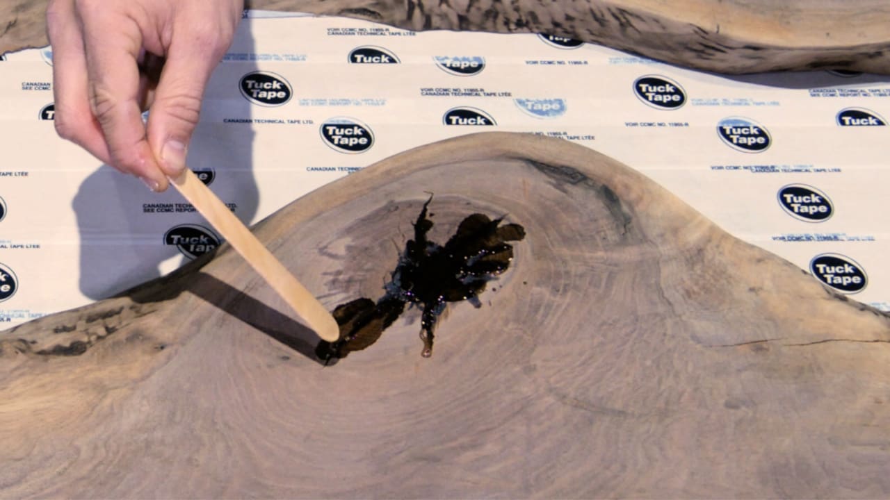 How To Fix Wood Holes & Cracks With Epoxy Resin In 4 Steps: Industrial Clear