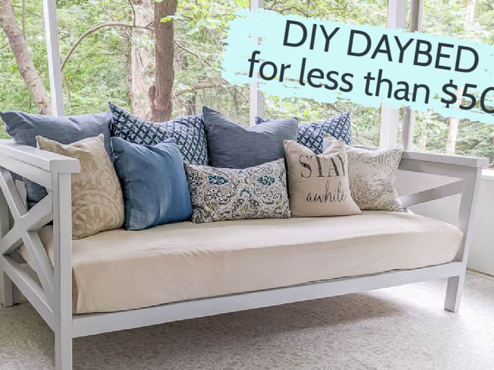 How to Build a DIY Daybed for 50