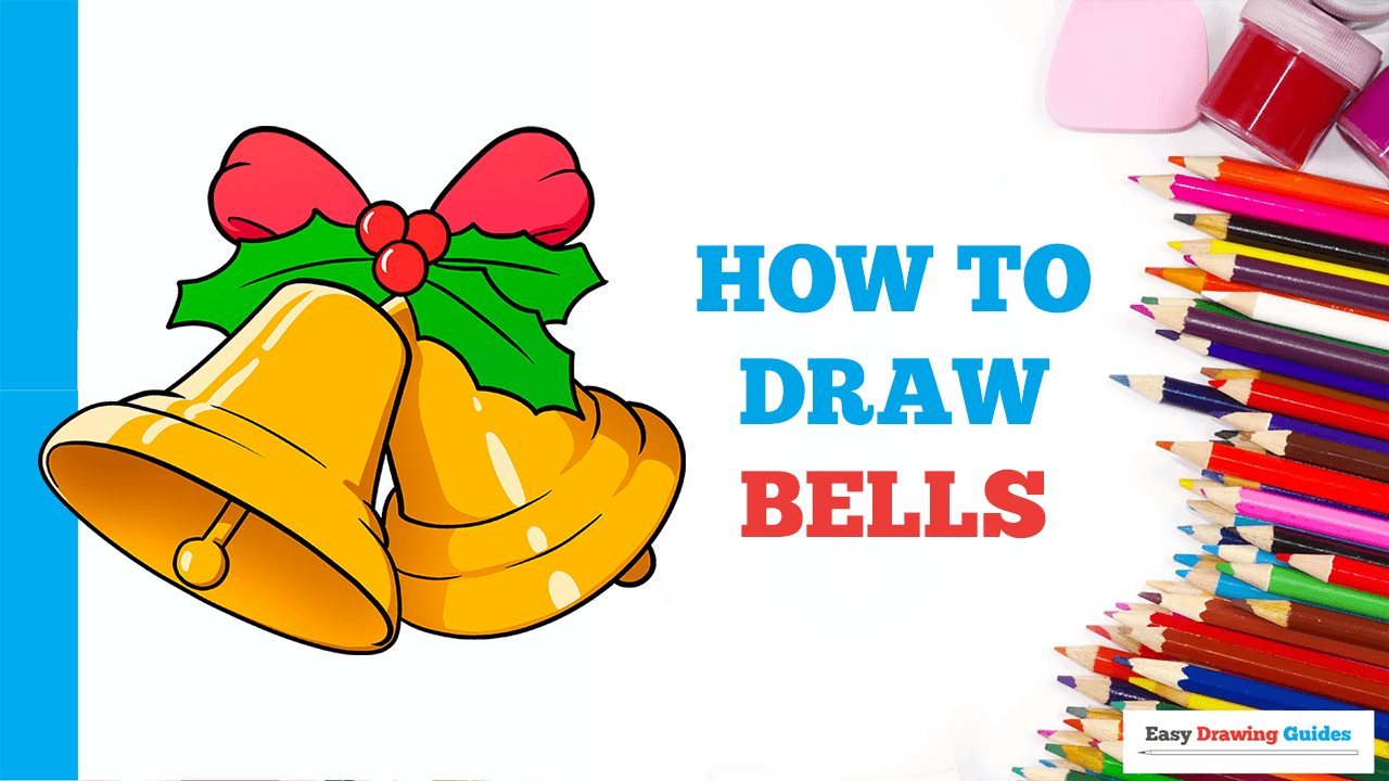 How to Draw Bells - Really Easy Drawing Tutorial
