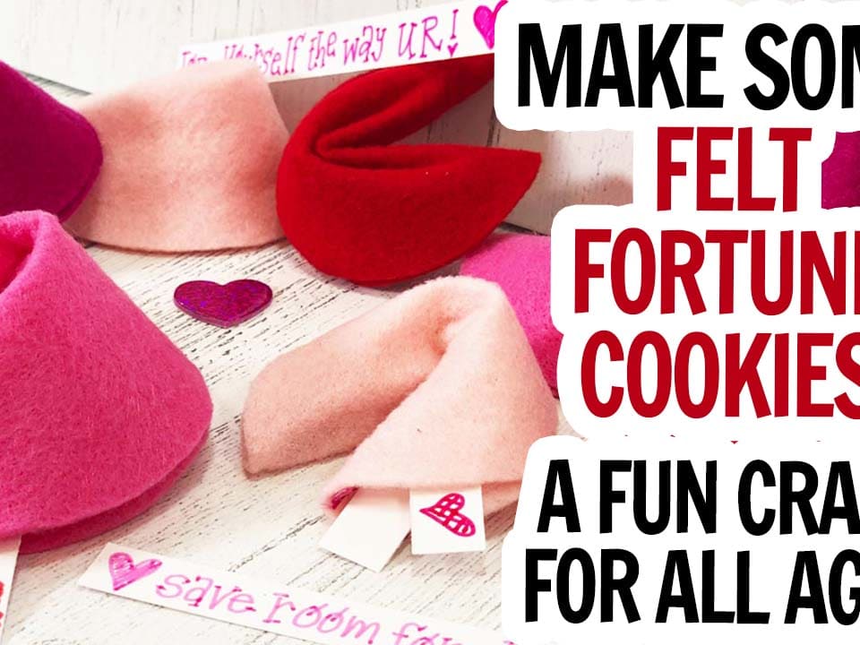 Free Printable Valentine Paper Fortune Cookies – Idea Land