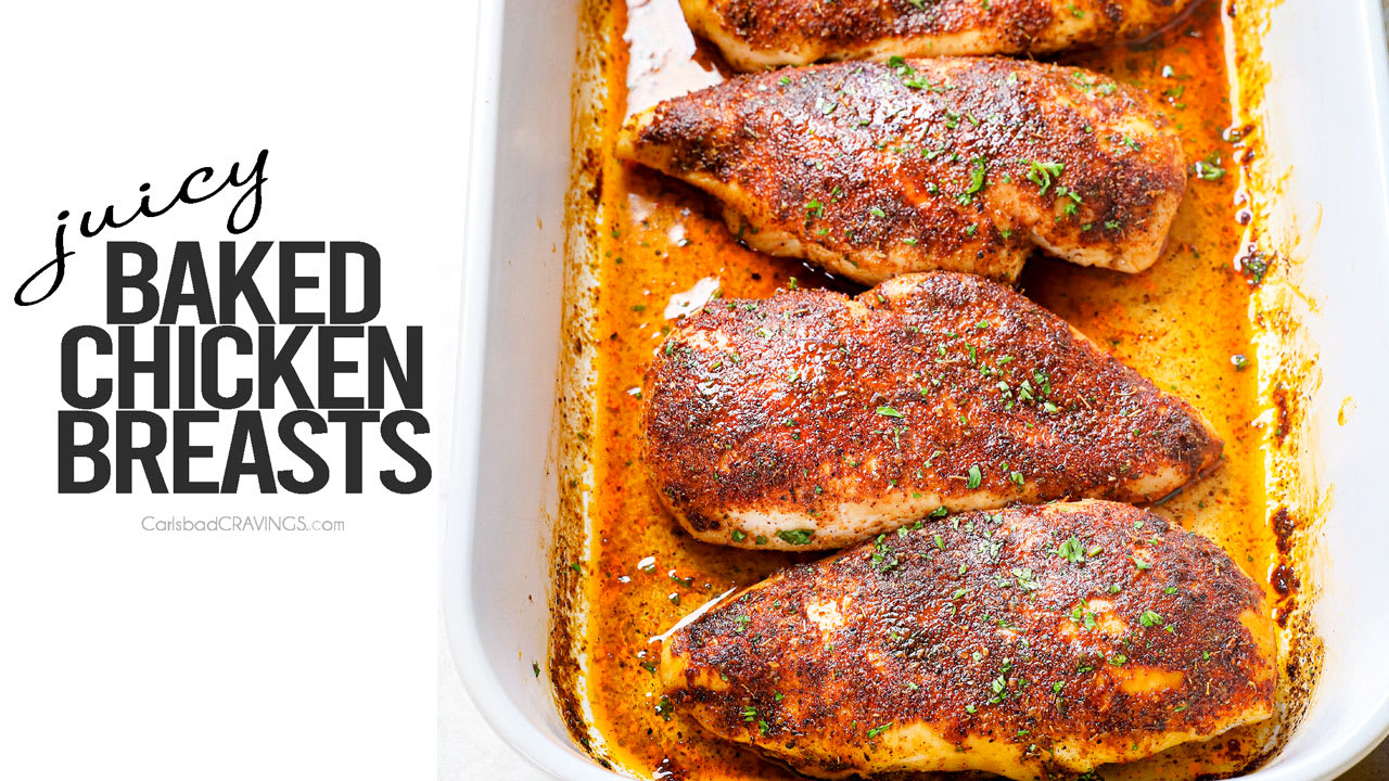 Juicy Baked Chicken Breast - Healthy Recipes Blog