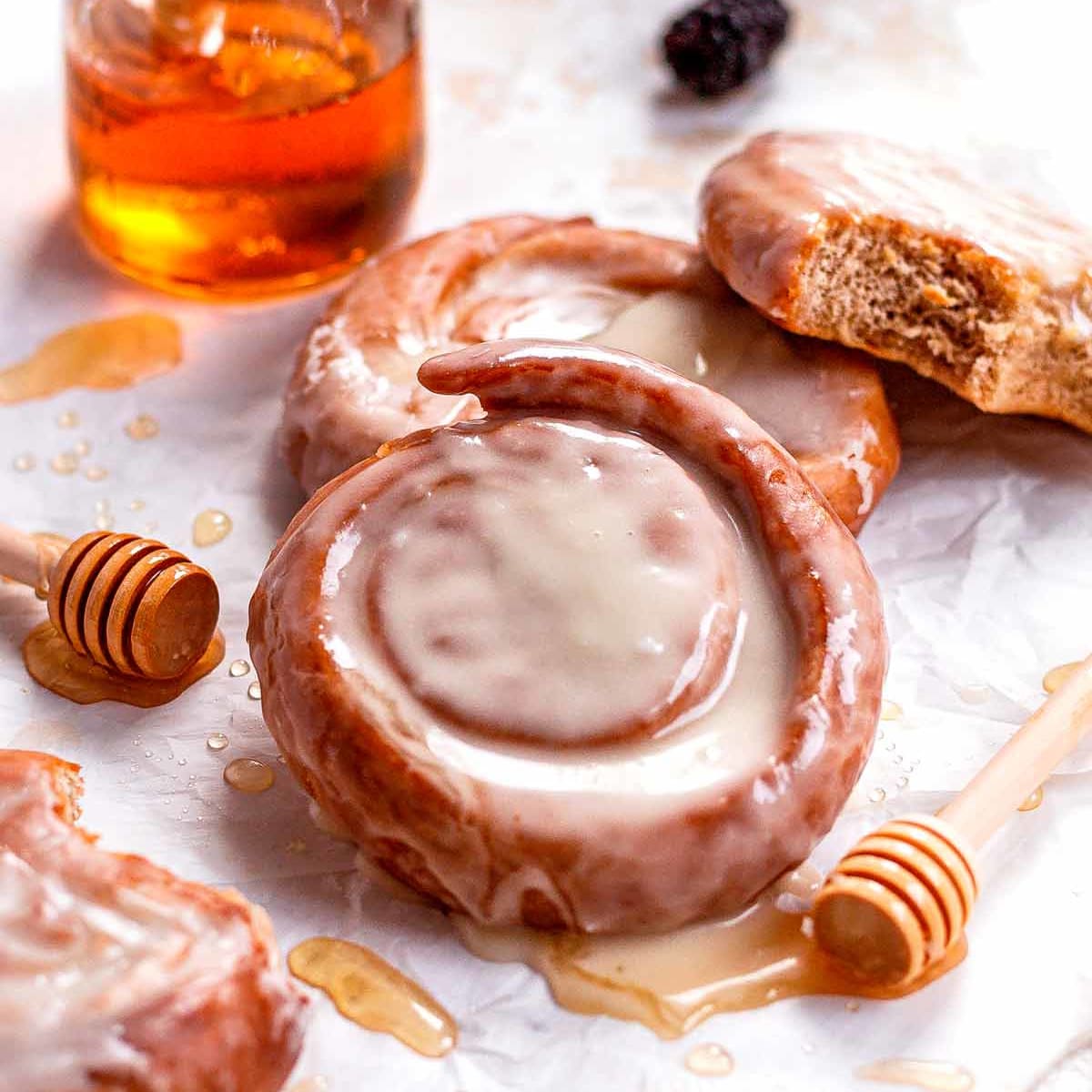 Honey Buns Doughnut Recipe - A Cookie Named Desire