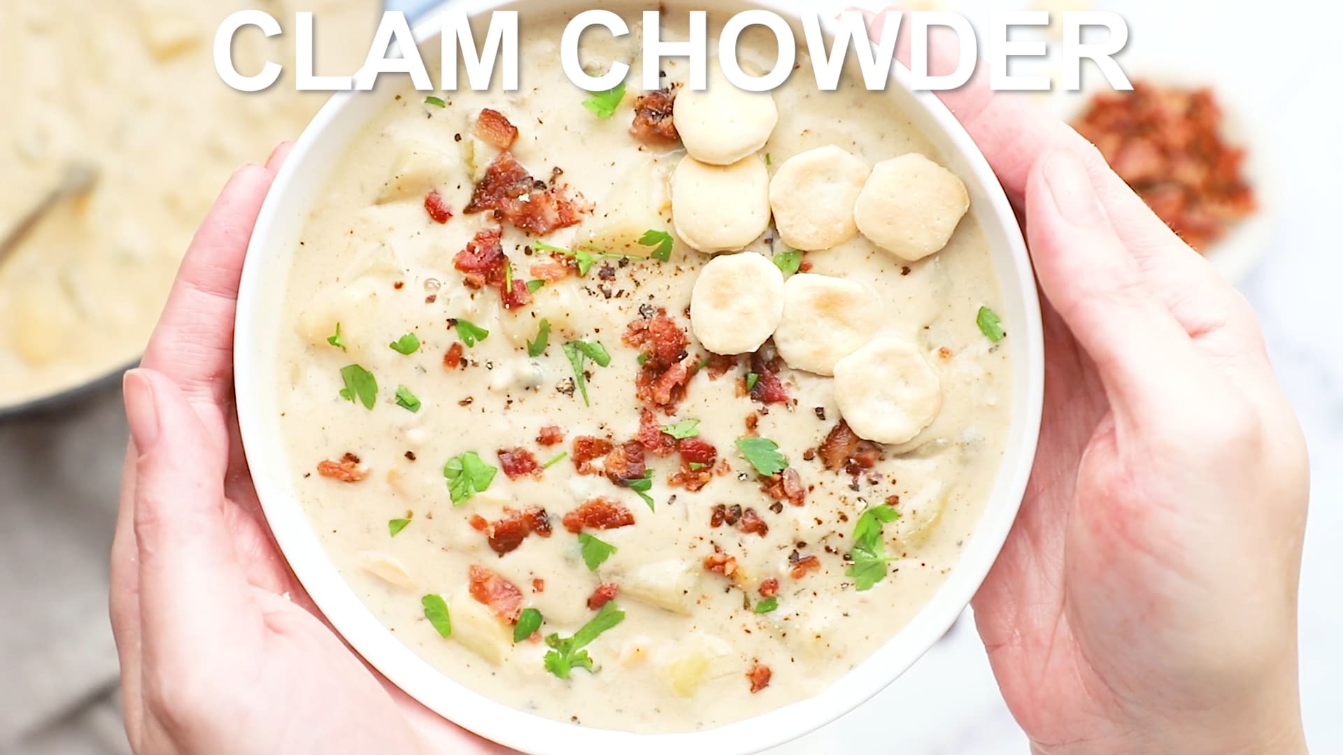 Best Homemade New England Clam Chowder Recipe - Lemon Blossoms