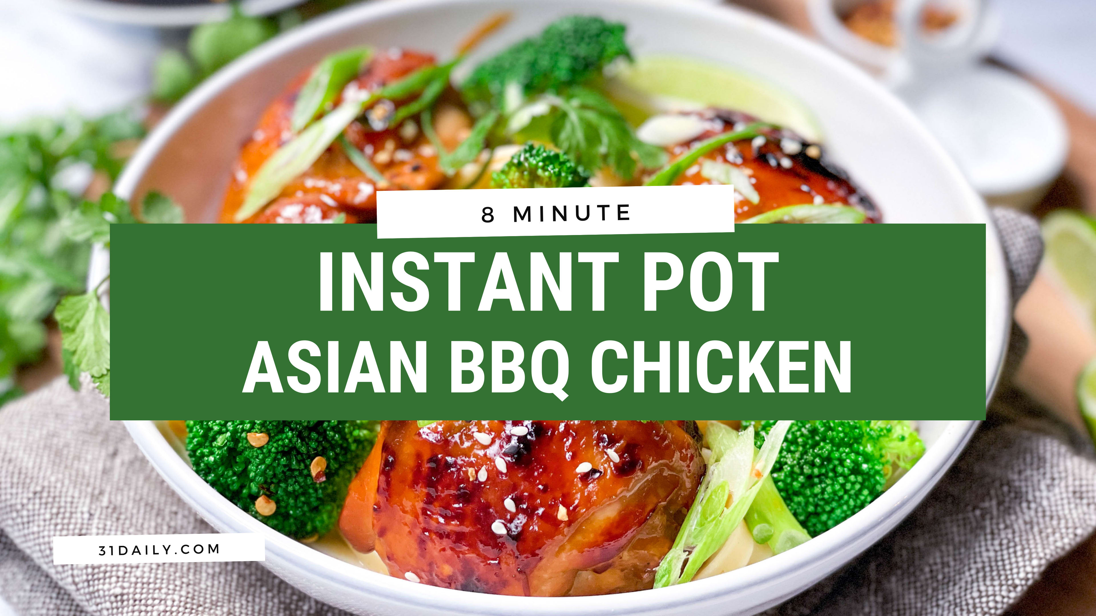 Instant Pot Asian BBQ Chicken Thighs