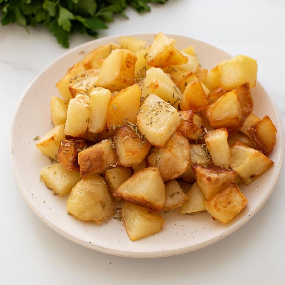 Parmentier Potatoes (Cubed Potatoes) - The Dinner Bite
