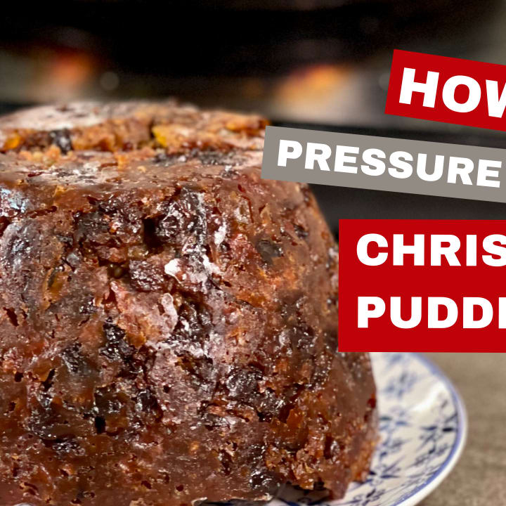Pressure Cooker Christmas Pudding