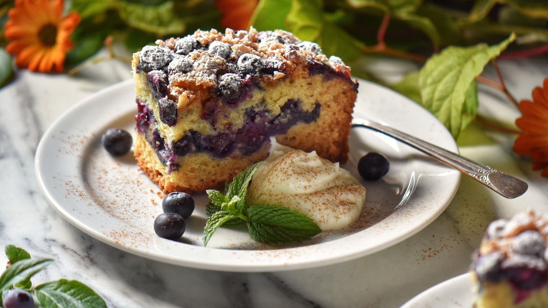 Blueberry Cinnamon Coffee Cake – Instant Pot Recipes