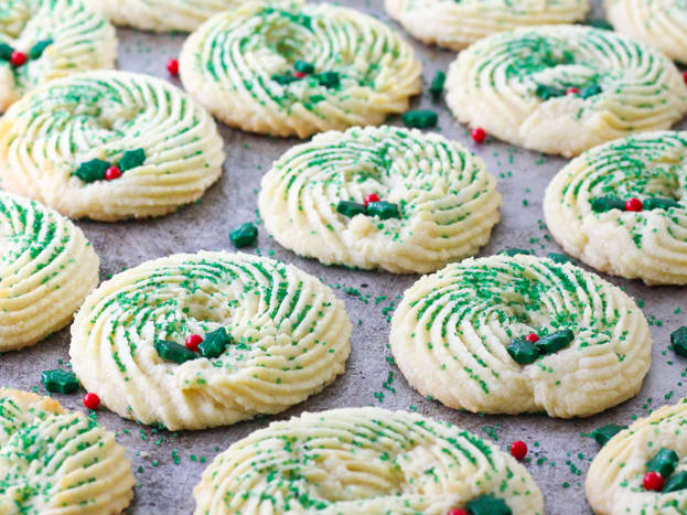 Spritz Cookies - with troubleshooting tips - Saving Room for Dessert