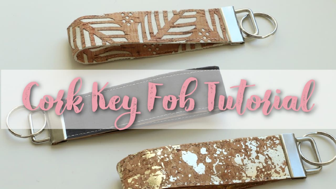 DIY Key Fob Wristlet Tutorial, Last Minute Gift Idea