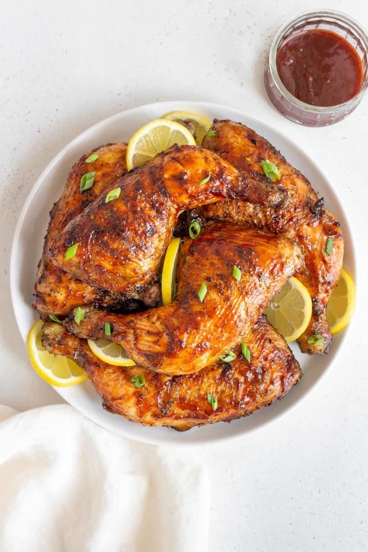 Chicken Legs on the Grill - Quarters, Drumsticks & Thighs - Ovenspiration