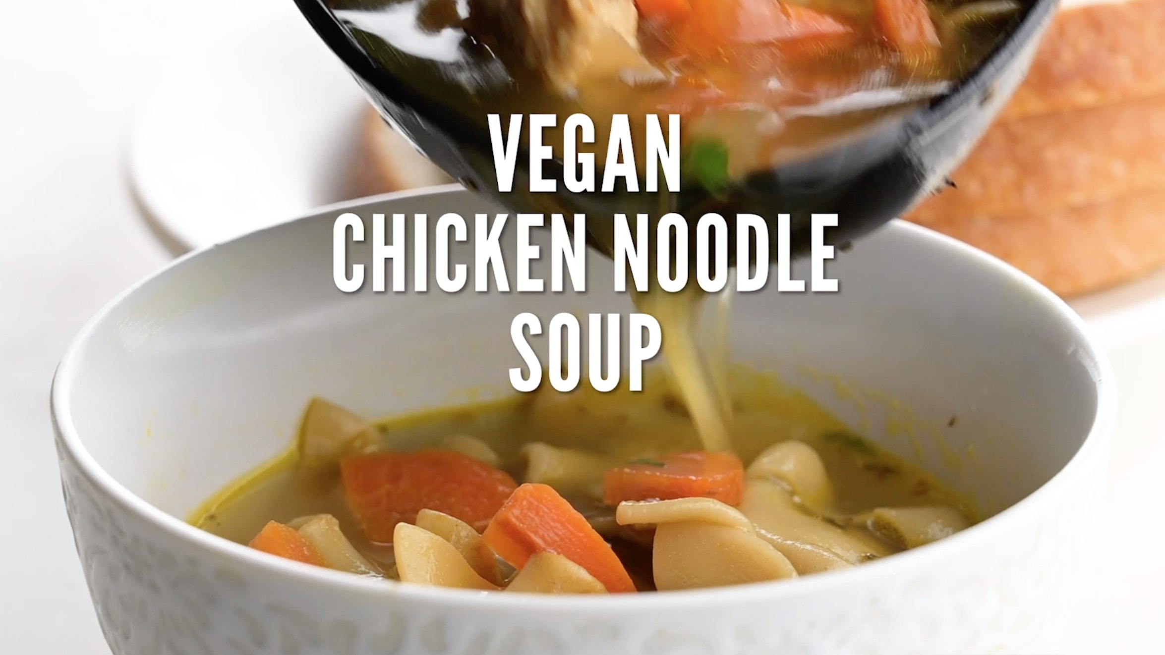 Vegan Chicken Noodle Soup - Veggie Desserts