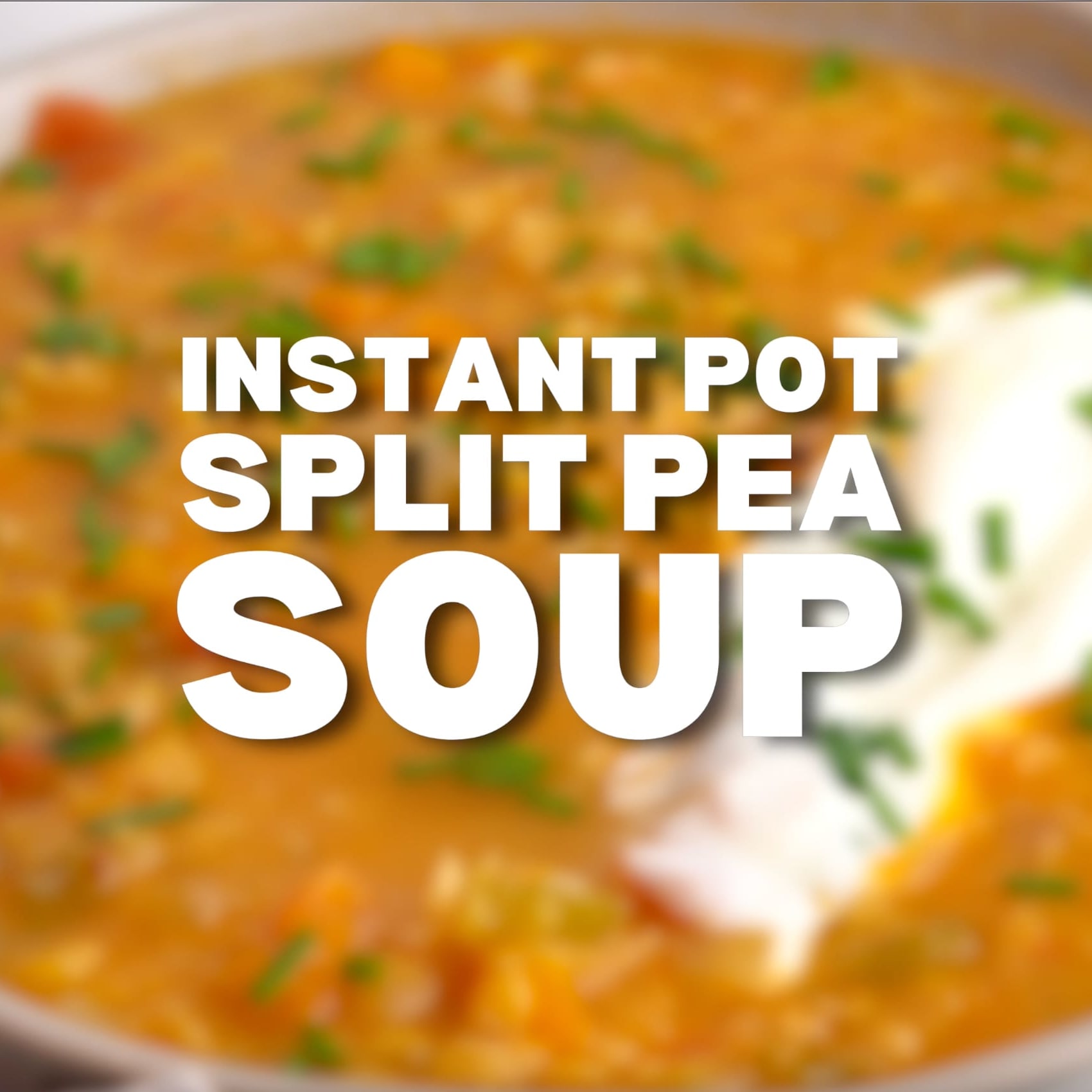 Creamy Yellow Split Pea Soup (Instant Pot!) - Minimalist Baker Recipes