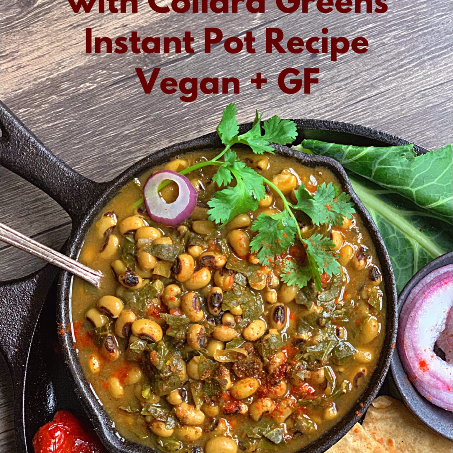Instant pot black new arrivals eyed peas indian