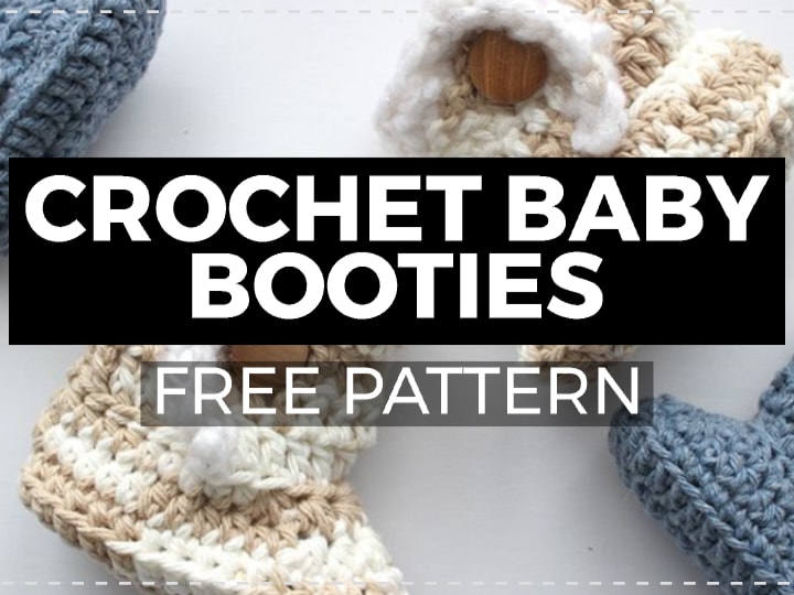 Crochet sheepskin discount baby booties pattern