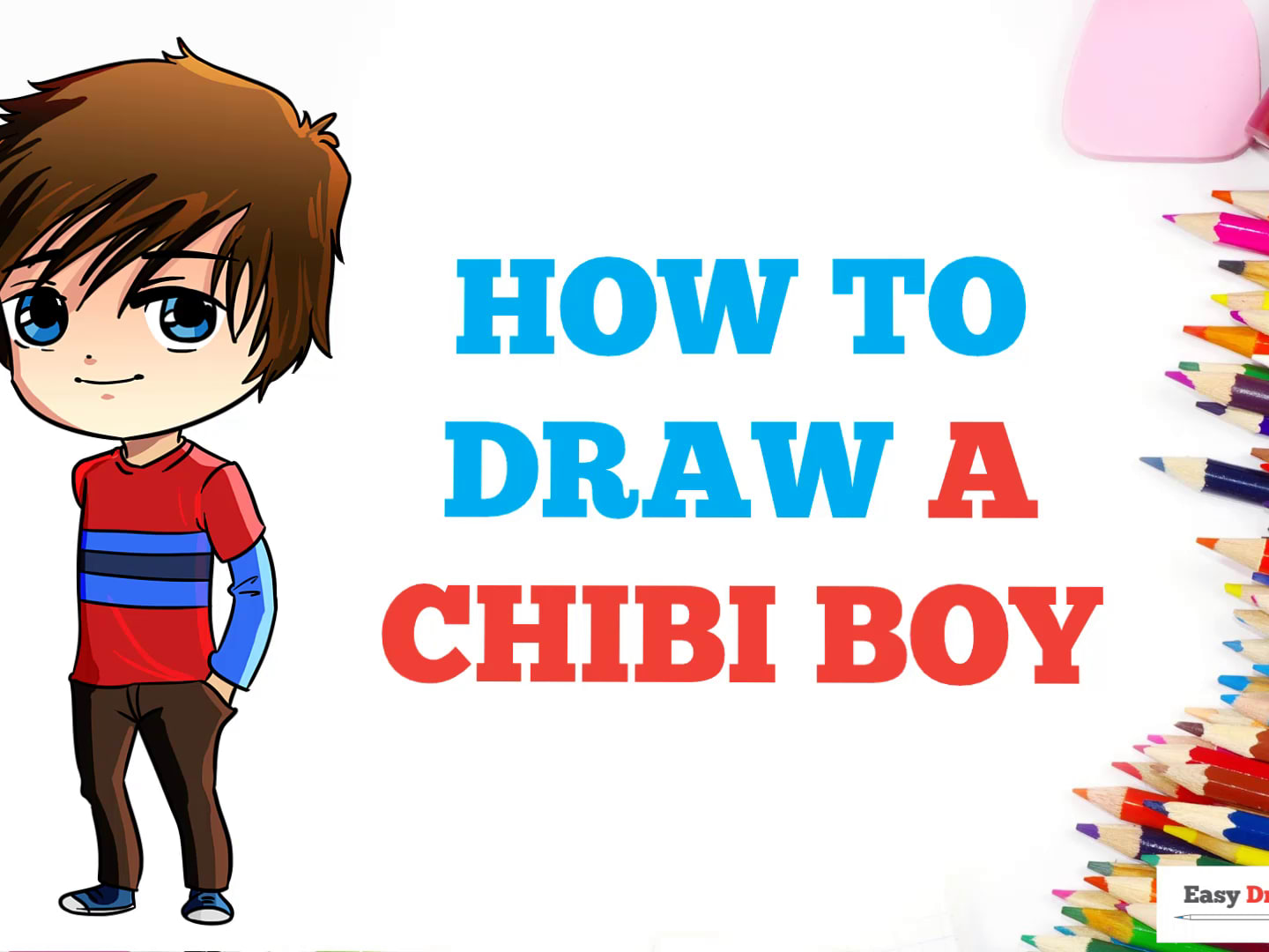 How To Draw A Chibi Boy Step by Step Drawing Guide by GreenKirby   DragoArt