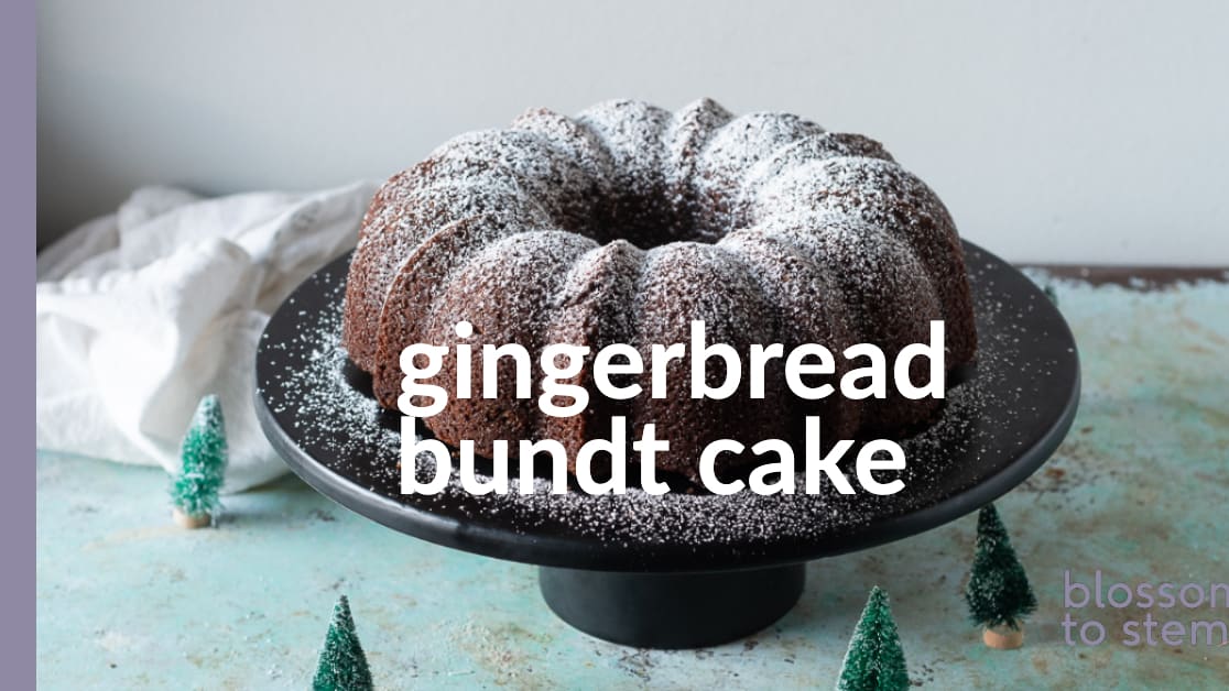 Easy Spiced Gingerbread Bundt Cake - Cosette's Kitchen