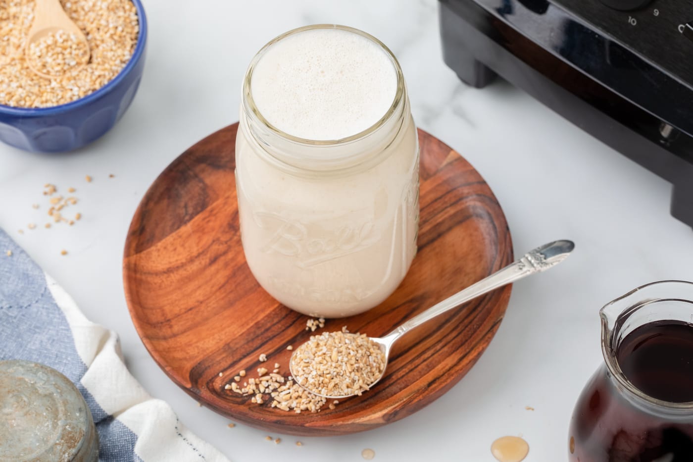 DIY Oat Milk Coffee Creamer Recipe (1 step, 4 ingredients) - Chelsea  Peachtree