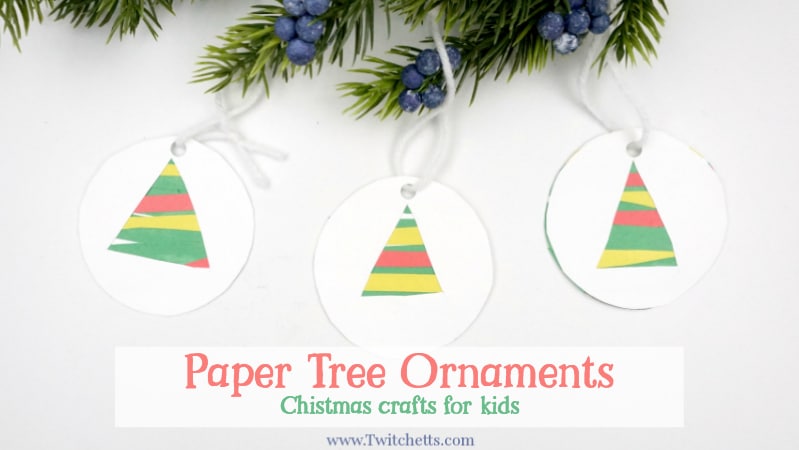 Construction Paper Christmas Trees.