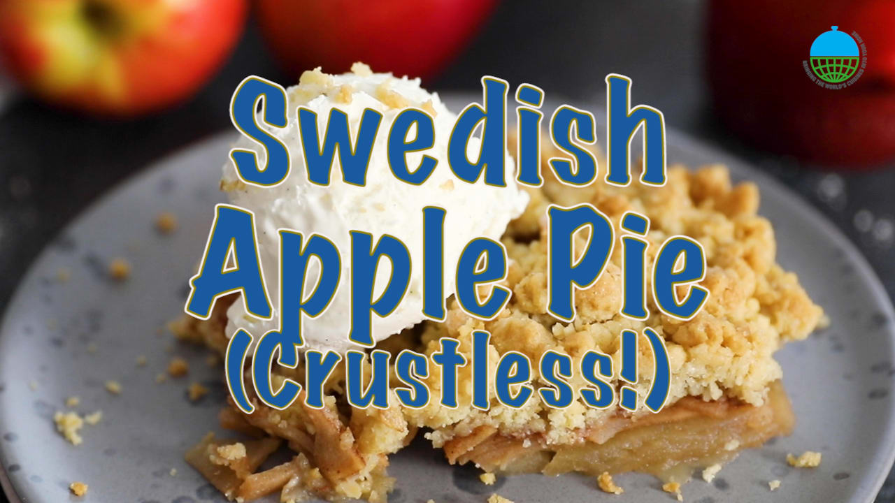 Easy Crustless Apple Pie Recipe (Swedish Apple Pie) - Beyond Kimchee