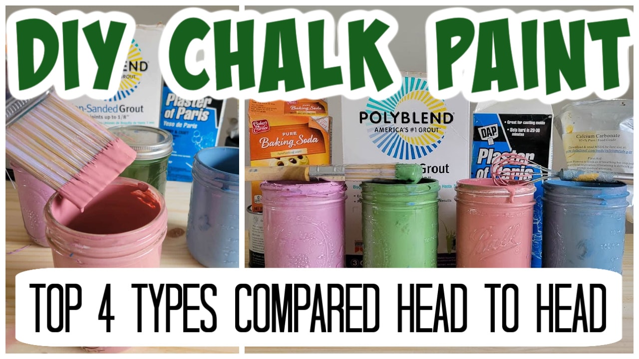 4 Chalk Paint Recipes Tested: Calcium Carbonate vs Baking Soda vs