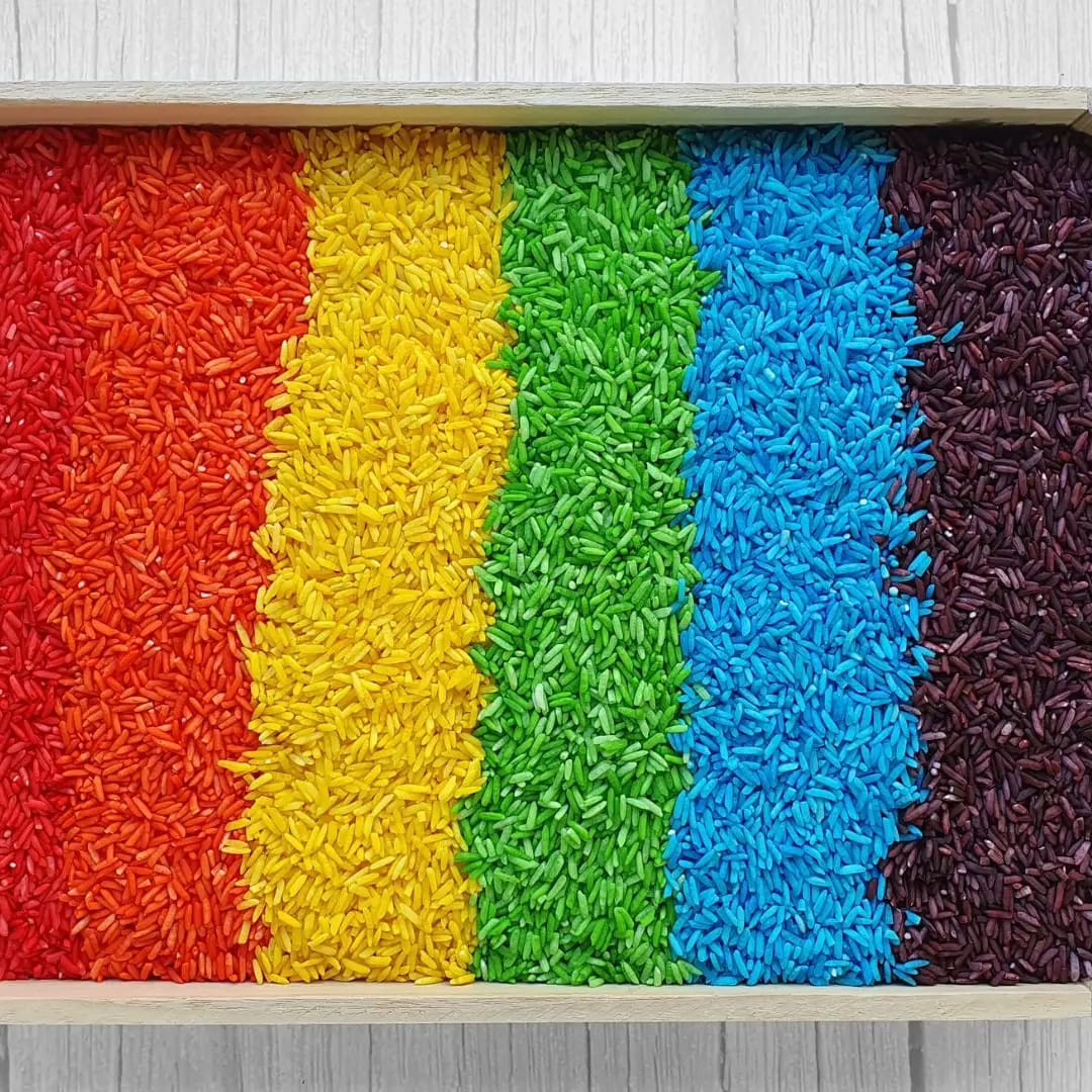 Make Rainbow Rice in 5 Minutes! - A Beautiful Mess