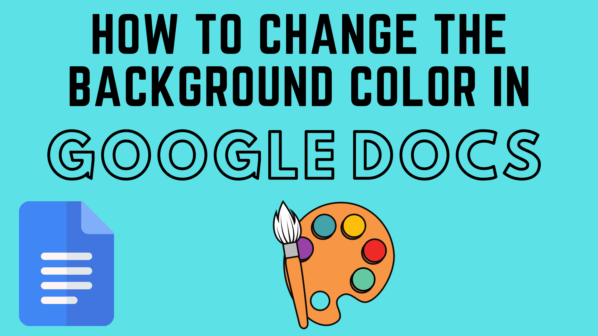 How to Change The Background Color in Google Docs